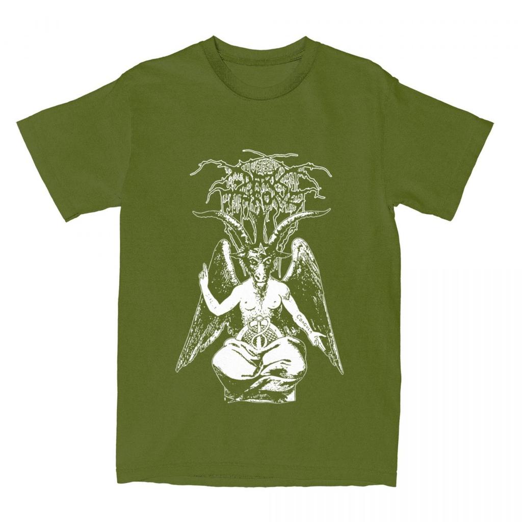 Darkthrone Band Death Metal Accessories Футболка для мужчин и женщин Винтажная футболка из чистого хлопка с круглым вырезом и коротким рукавом Одежда больших размеров