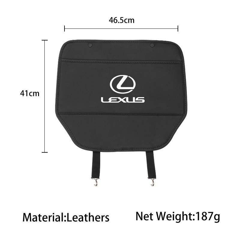 Автомобильные накладки от пинков Кожаный чехол-защита спинки сиденья Автоаксессуары для Lexus CT ES GS IS250 CT200h IS300h ES300h RX400h NX300h