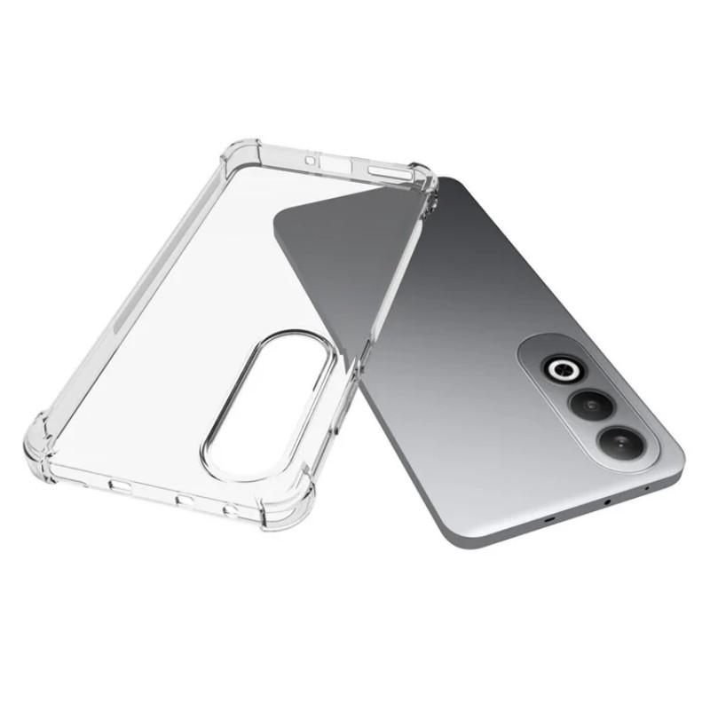 For OnePlus Nord CE4 5G Back Cover WANLONFENG TM Series 2.0mm Clear TPU Phone Case (Big Lens Hole)