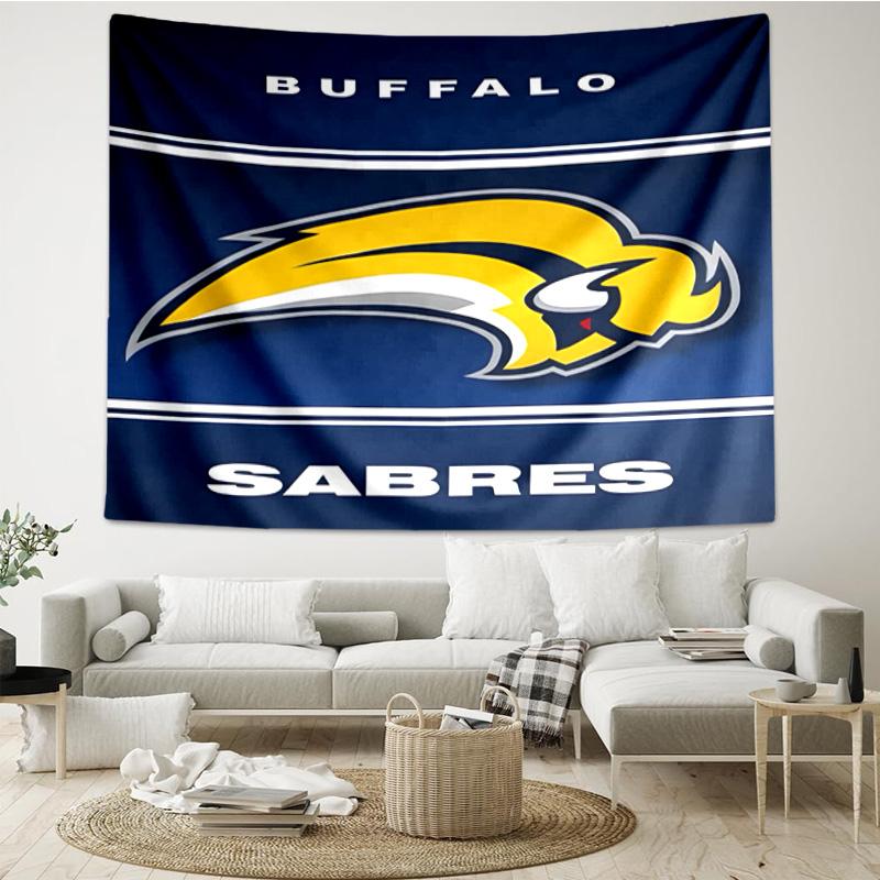 Buffalo Team Spirit Tapestry, Unique Design Tapestry, Wall Decor for Bedroom,Livingroom, Playroom,Heartwarming Fan Holiday Gifts