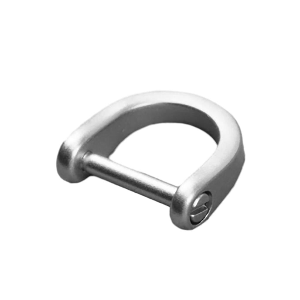 D Ring Clip D Ring Buckle Detachable U Shape Horseshoe D Buckle Clip D Ring Hoop Locking Shackle Horseshoe Screw D Ring