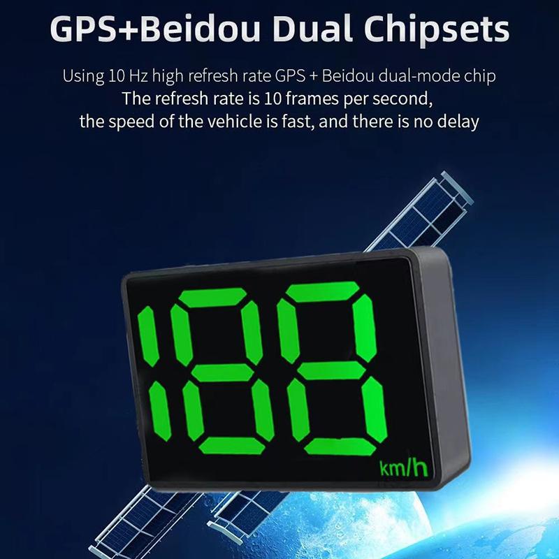 GPS Автомобильный цифровой спидометр Hud Head-Up Display Eletronicos Speed Gadgets Inteligentes Для всех автомобилей Датчик скорости Счетчик км/ч