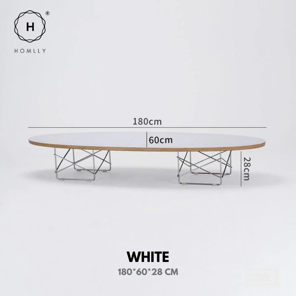 Homlly Eames Elliptical Coffee Table