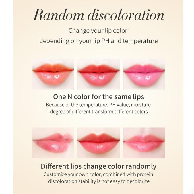 Waterproof Lipgloss Flower Lipstick Temperature Change Color Jelly Lipstick Moisturizer