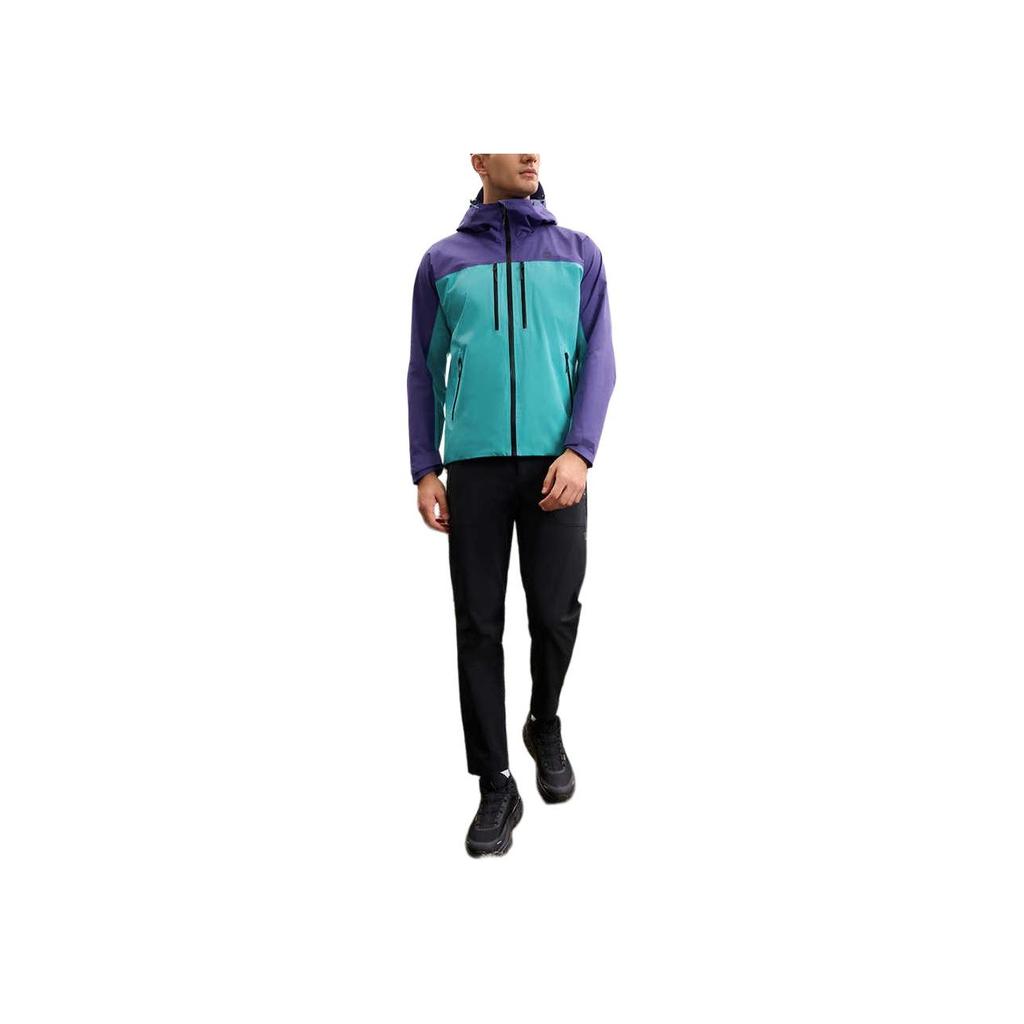 New FILA Windbreaker Jacket Men's Cyan Water Blue A11M517721F-BU