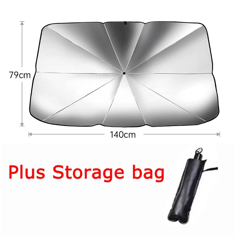 Автомобильный солнцезащитный зонт для теплоизоляции, защиты от солнца, зонт от солнца, автомобильные летние солнцезащитные принадлежности для защиты лобового стекла