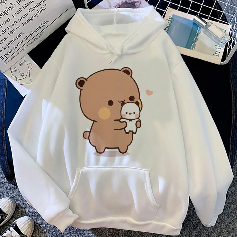 Толстовки Bubu Dudu, женские толстовки унисекс Kawaii, эстетичная уличная одежда 2023, женские японские толстовки