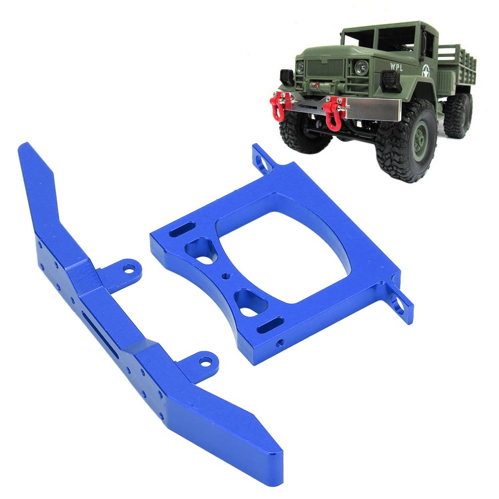 RC Metal Bumper Front Rear Car   Set Aluminum for WPL B14 B16 Q60 Q61 1Celsius16 Remote Control Car