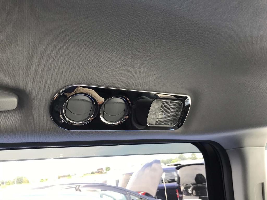 BRIGHTZ Finish Stainless Steel Plated Rear Air Conditioning Rings for Honda Elysion Prestige RR Compatible with and RR6 and Ultra-High (4-Piece Set)