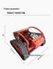 16 HP Remote-Control Tracked Lawn Mower Mulcher with Loncin 452CC Engine for Export to France