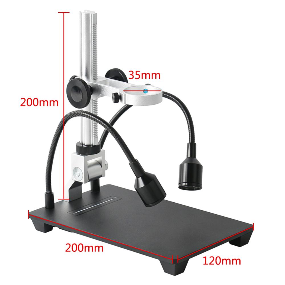 10.1-inch LCD USB Digital Microscope 1080P Coin Microscope 1-1600X 16MP Touch-control Lightness