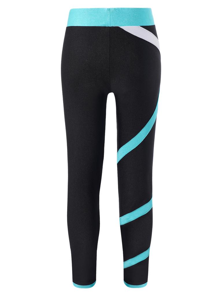 Купальник для девочек, боди с длинными рукавами, трикотажное боди с леггинсами, длинные брюки, обтягивающая детская спортивная балетная одежда