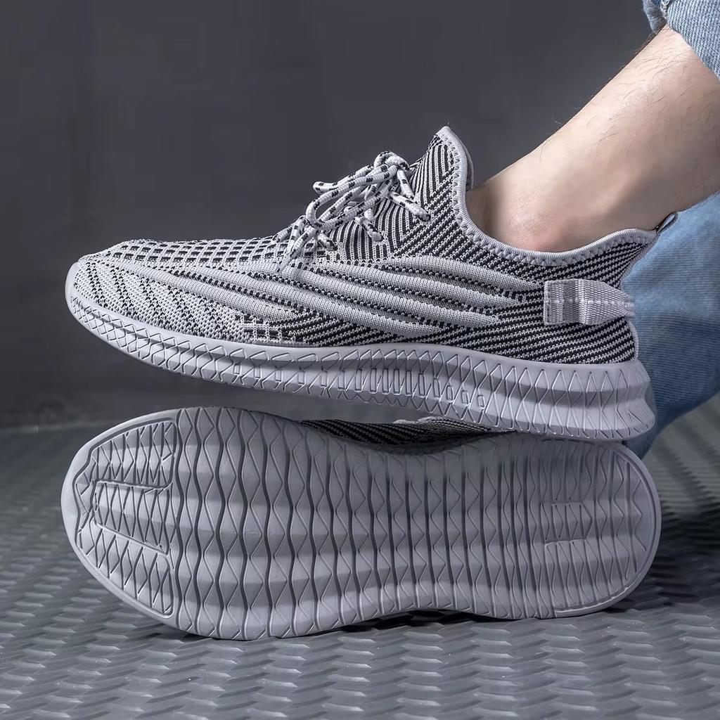 Сетчатая мужская повседневная обувь, летние дышащие кроссовки, удобная легкая обувь для ходьбы, мужская спортивная обувь для бега