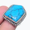 Santa Rosa Turquoise Gemstone 925 Sterling Silver Jewelry Ring Size 7.5