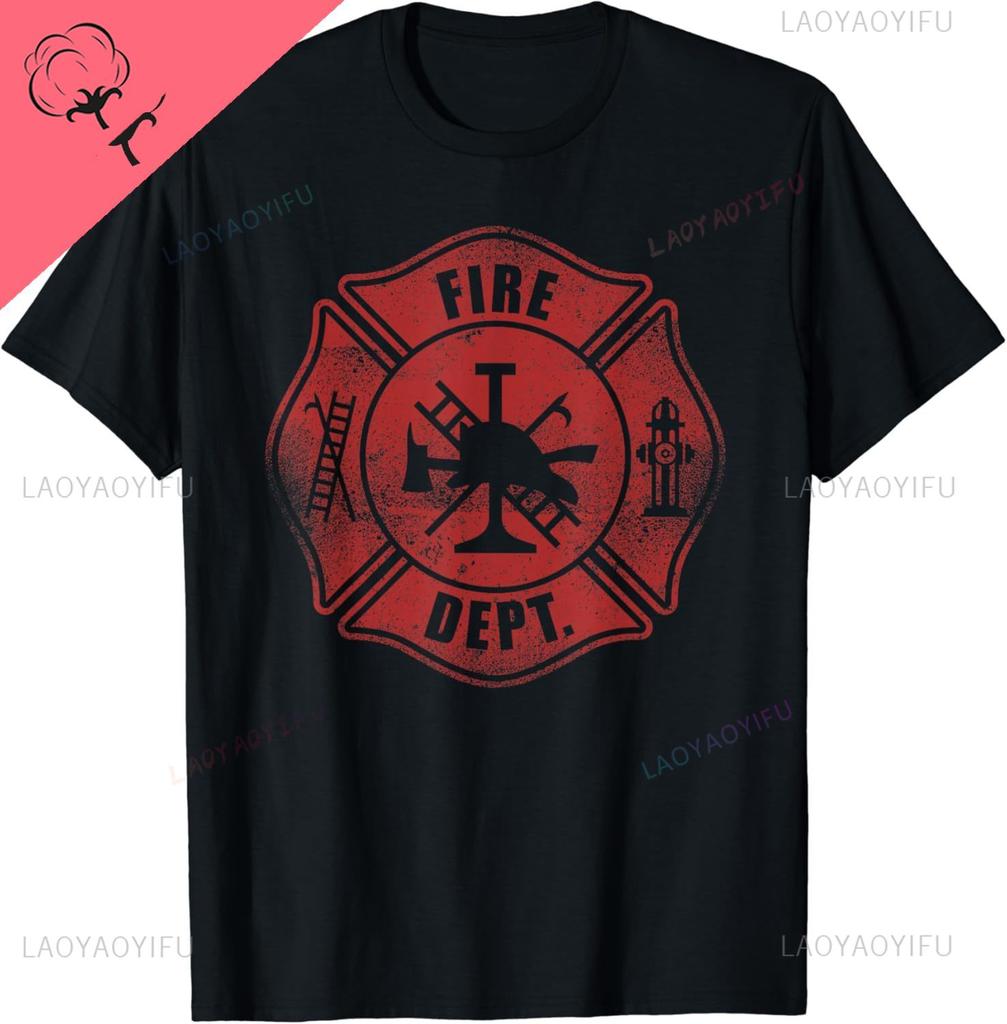 Пожарный Пожарная часть Унисекс FireUnisex Футболка Хлопок Печать Оригинальный Дизайн Подарки Футболки Поддержка Пожаров в Колорадо Одежда Топы