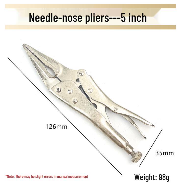 Многофункциональные плоскогубцы с плоским и острогубцами, 5-9 дюймов, быстрозажимные клещи