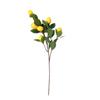 Artificial Lemon Branch 65cm Yellow Lemon Long Branches Leaves Green Plant for Living Room Model