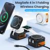 3 In 1 Magnetic Wireless Charger Stand For iPhone 12 13 14 15 16 Charging Station for  Watch 10 9 8 7 6 5 Airpods 2 3 Pro