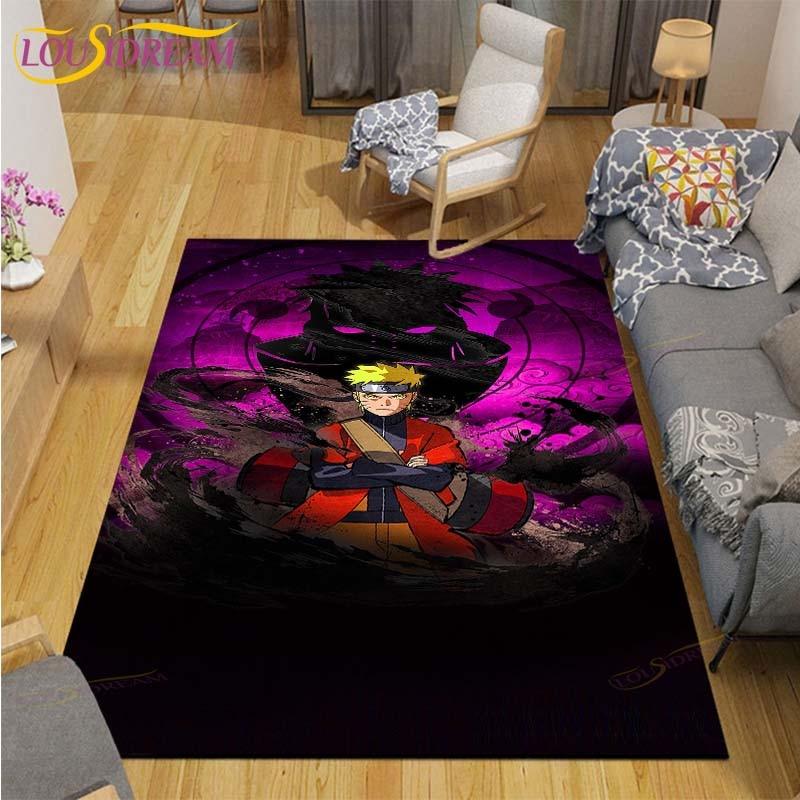 Anime Mat Carpet Naruto Rugs for Living Room Soft Floor Mat Rugs for Bedroom Door Mat Non-slip Area Rugs Bath Mat