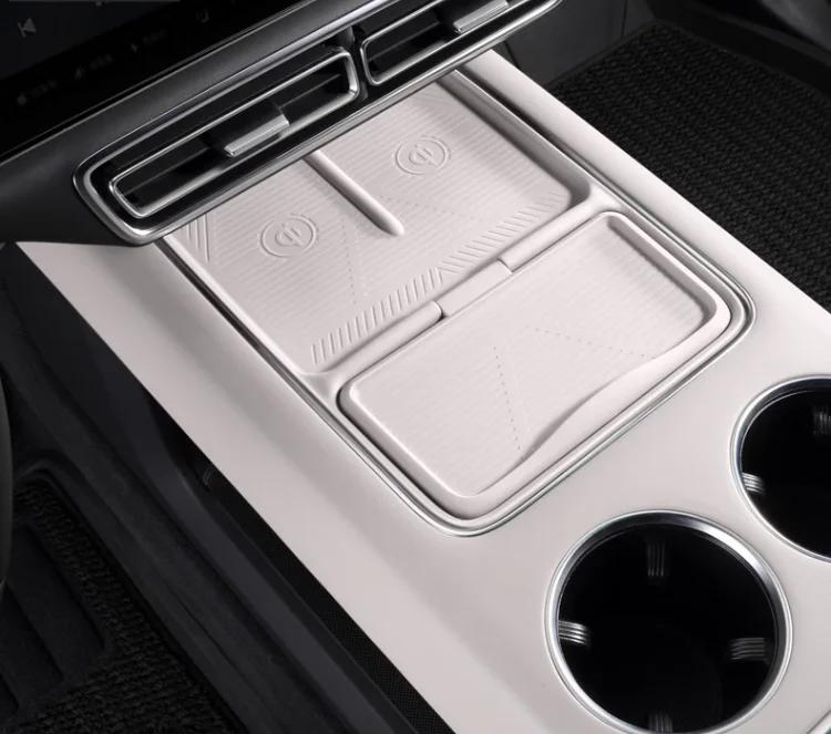 Для Li Lixiang L7 L8 L9 2022 2023 2024 Автомобильный Беспроводной Силиконовый Держатель-Подушка Контейнер для Хранения Противоскользящая Накладка Автоаксессуары Lixiang