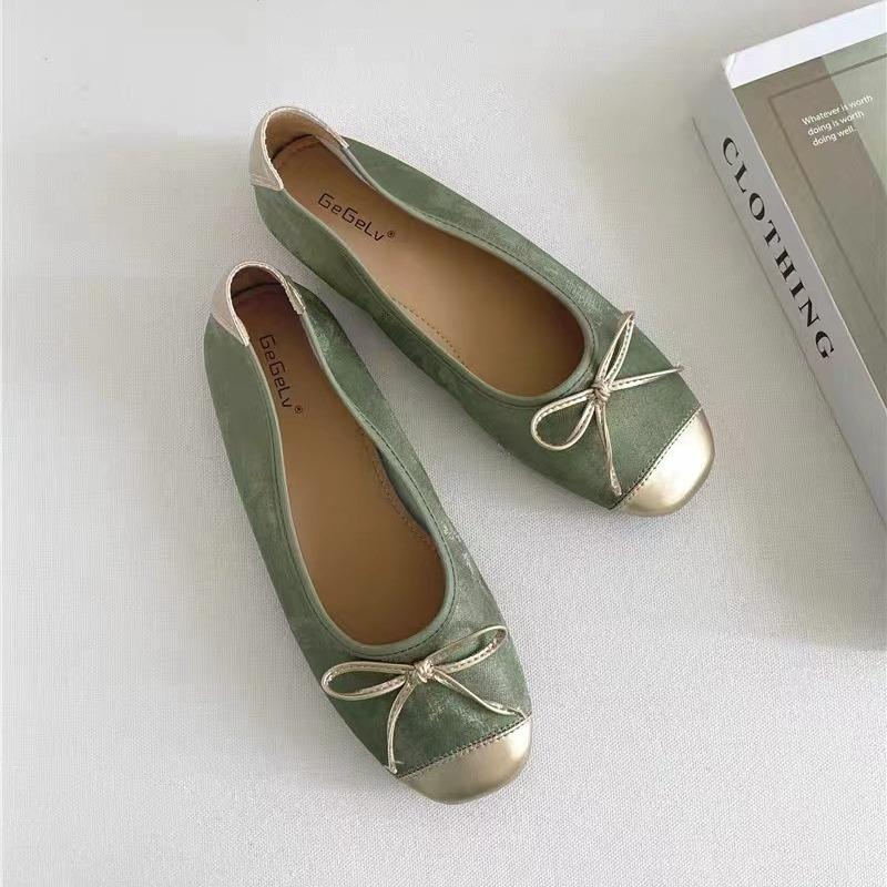 Одиночные туфли Мягкая подошва Плоские балетки