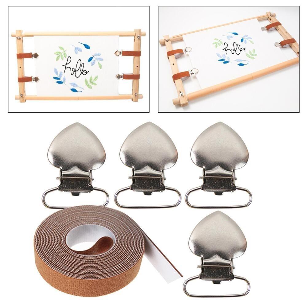 Металлические растягивающиеся пяльцы, инструменты для вышивания, фиксирующий зажим для вышивки