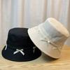 Fisherman Bow Thin Hat Womens Summer Fashion Breathable Sun Hat Sunscreen Hat