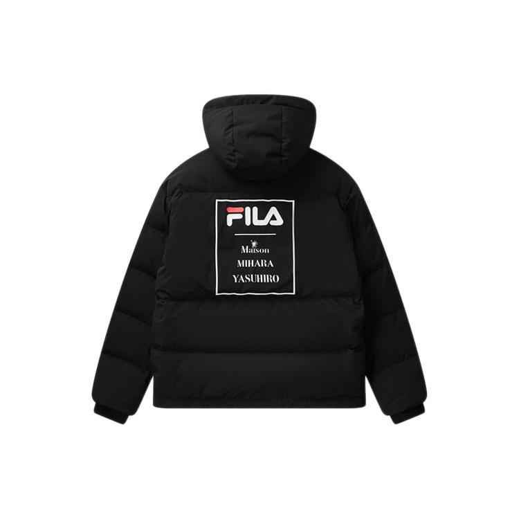 Новая коллекция коллаборации Mihara Yasuhiro X FILA MIHARA YASUHIRO Пуховики Мужские Реактивный черный F71M048907F-BK