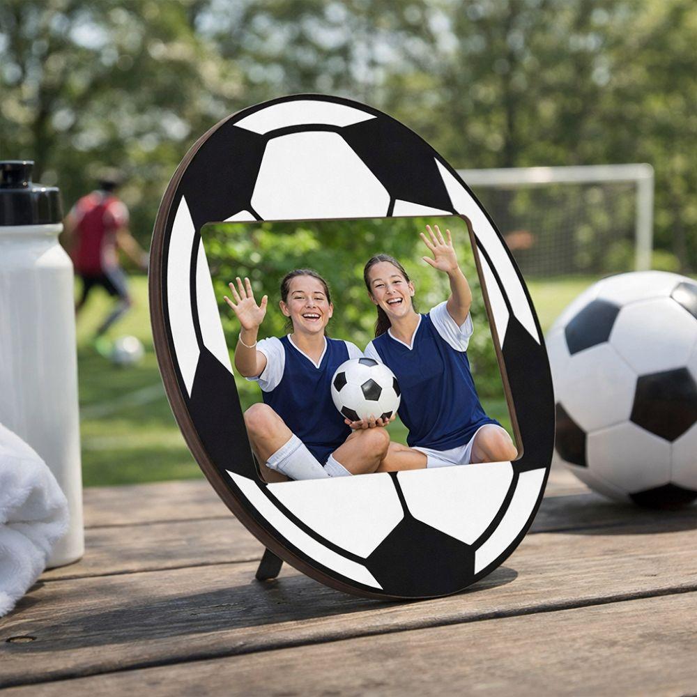 Wooden Sport Photo Frames Baseball Soccer Display Frame Decorative Frame Sport Enthusiasts