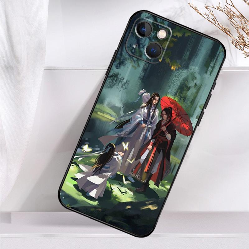 Аниме Мо Дао Цзу Ши Ударопрочный Чехол Для iPhone 17 Pro Max 11 14 15 16 Plus 12 13 Mini 16e 17 Air Чехол для Телефона