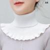 Women Warm Knitted Fake Collar Woolen Women Turtleneck Knitted False Fake Collars