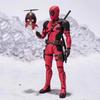 SHF Люди Икс Дэдпул и Росомаха Сочлененная ПВХ Фигурка Коллекционная Модель Игрушка
