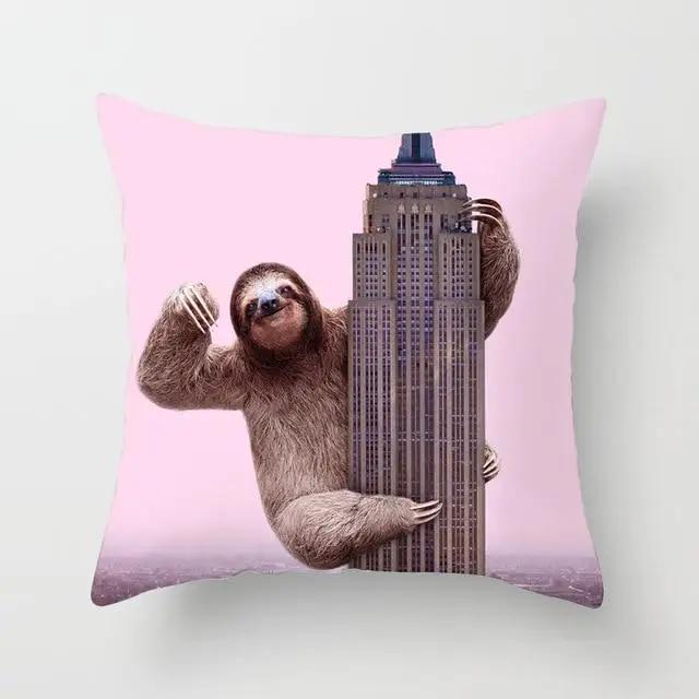 Мультфильм Животное Единорог Украшения Наволочка Подушка Чехол Для Дома Жираф Диван Машина Лама Альпака Вечеринка