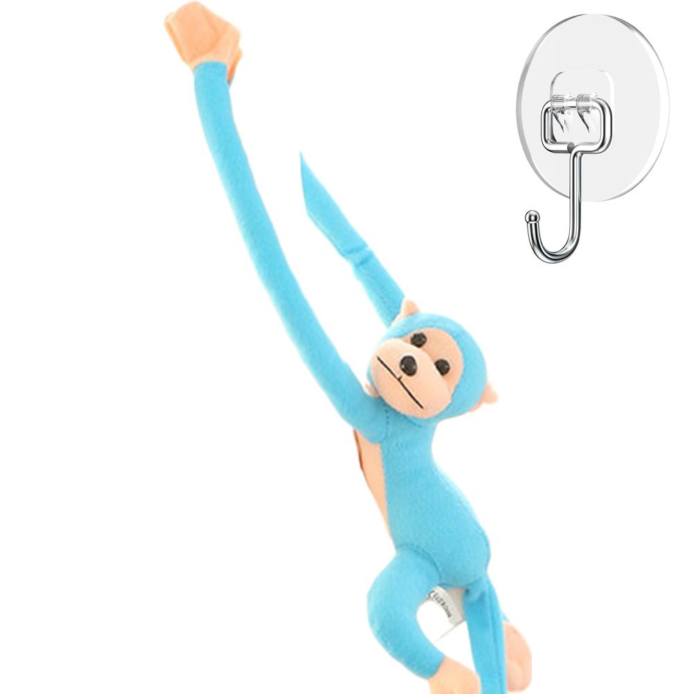 Красочная плюшевая обезьяна, установленная на транспортном средстве, быстрая обезьяна, кукольная машина, гиббон, креативность, Re G9X3