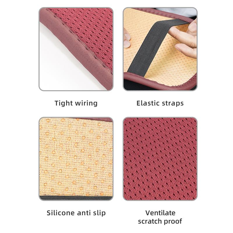 Car Armrest Box Pad Ice Silk Arm Rest Cover Soft Cushion For Opel Astra Grandland Corsa Mokka Frontera Insignia Zafira Vivaro  JS9