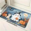 Halloween Rug Welcome Mat Cute Pumpkin Ghost Doormat Outdoor Carpet Rug For Bedroom Living Room Rug Large Area Rug Home