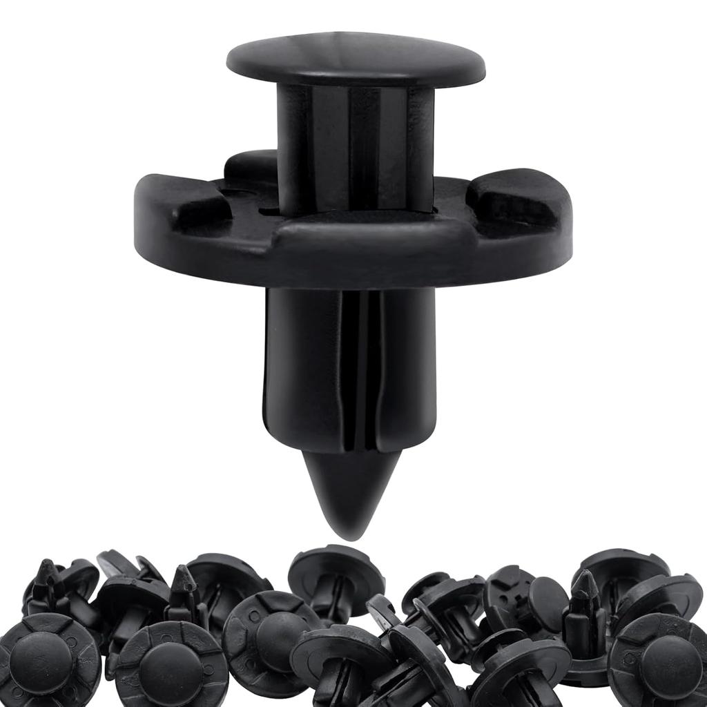SECLUDE 20PCS Fender Trim Panel Bumper Shield Retainer Fastener Bumper Rivet Push-Type Clips Replace OEM 01553-09321 Compatible with Nissan Infiniti,