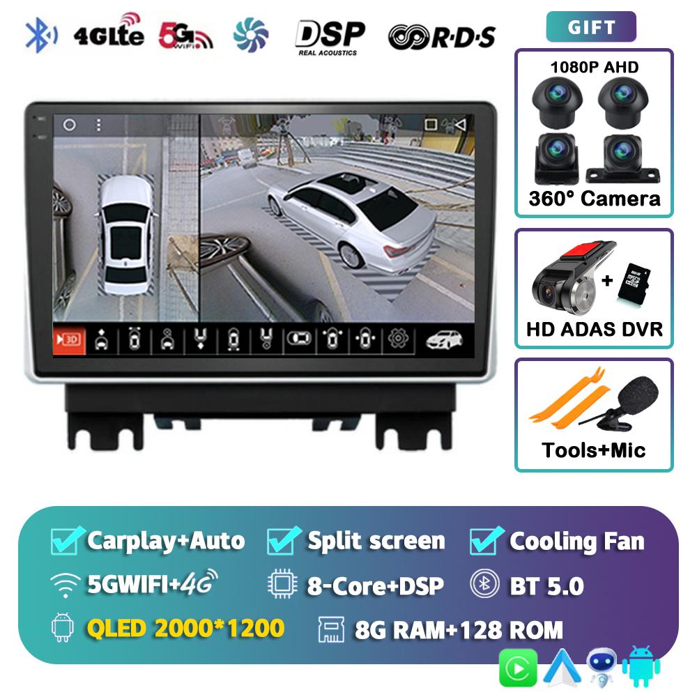 Автомагнитола Android 14 Carplay Auto для Changan Hunter F70 2019-2021 Мультимедийная навигация GPS Видео Авторадио Плеер Стерео Аудио