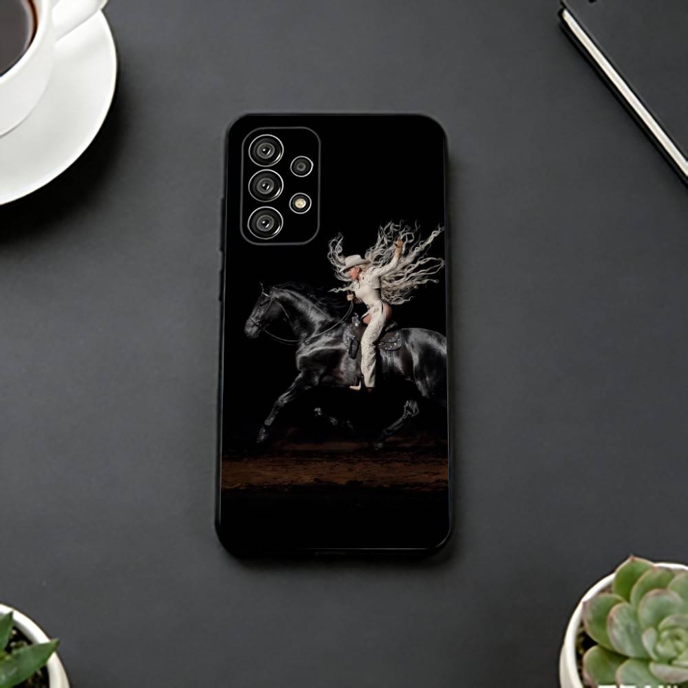 Бейонсе - Чехол для телефона Cowboy Carter Для Samsung S25, S24, S21, S22, S23, S30, Ultra, S20, Plus, Fe, Мягкий силиконовый Черный чехол