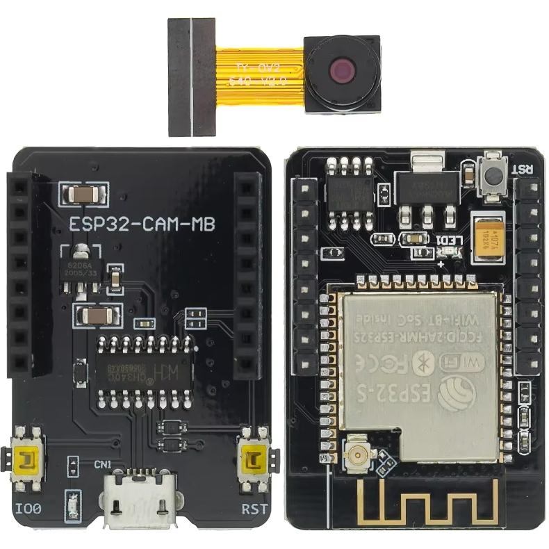 ZYSY ESP32-CAM Kit -CAM-MB WiFi Module Serial to CAM Development Board 5V Bluetooth with OV2640 Camera DIY