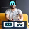 VR-гарнитура OLED для 3D VR-очков Виртуальная реальность Гарнитура Поддержка Близорукость Регулируемый объектив HD VR Очки для игр Переключатель, Очки,