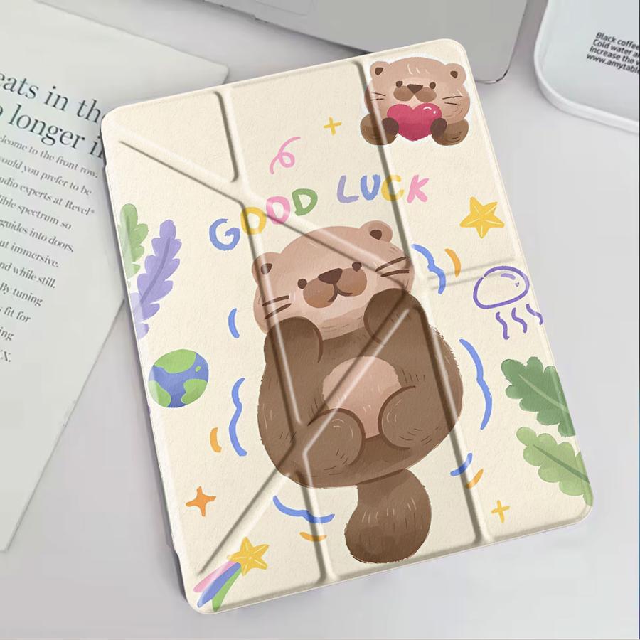 Чехол-подставка Чехол для планшета Для iPad Pro 2025 Pro 11-го 10-го 9-го 8-го 7-го 12,9 дюйма Mini 6 7 Air 4 5 M3 M2 1 2 M4 11 дюймов Милый Маленький