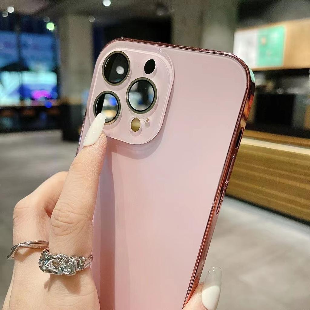 Applicable To IPhone17proMax Premium Texture Mobile Phone Case Apple 16 Electroplating Original Color 15 Anti Fall Protection Case