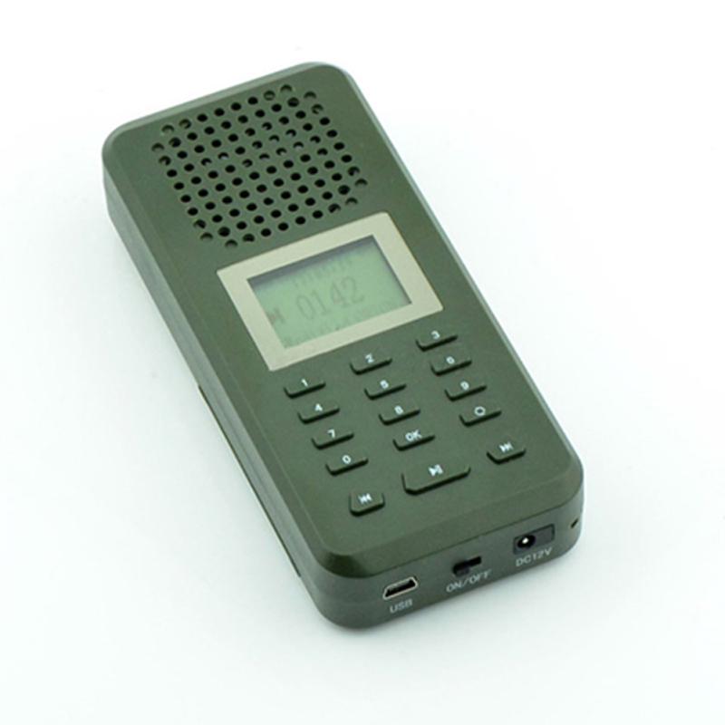 BK1519 20 Вт 126 дВт Громкоговоритель для звонка птиц Охотничья приманка Встроенный 150 голосов птиц перезаряжаемый