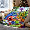 Game Rainbow Friends Pattern Blanket for Home Decoration, Bed, Sofa, Car Travel, Camping, Suitable for All Seasons, Birthday Christmas Gift