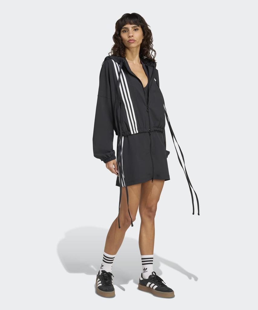 ADIDAS Ribbon Off-Placed 3-Stripe Track Top - Black / Jx2698