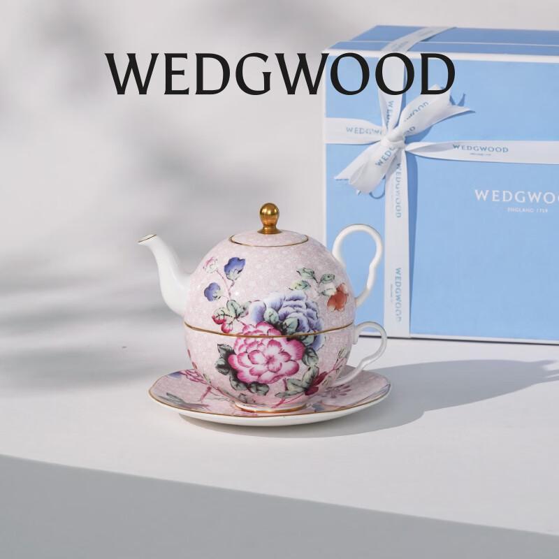Wedgwood Фарфоровый чайный набор на одного человека «Рододендрон»