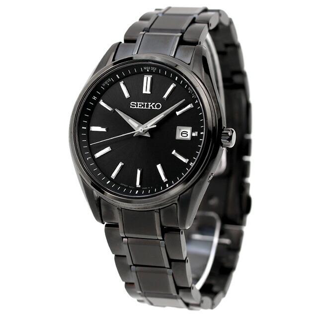 SEIKO Selection Премиум Солнечные часы Титановые SBTM343 Черные Сделано в Японии Радиоуправляемые