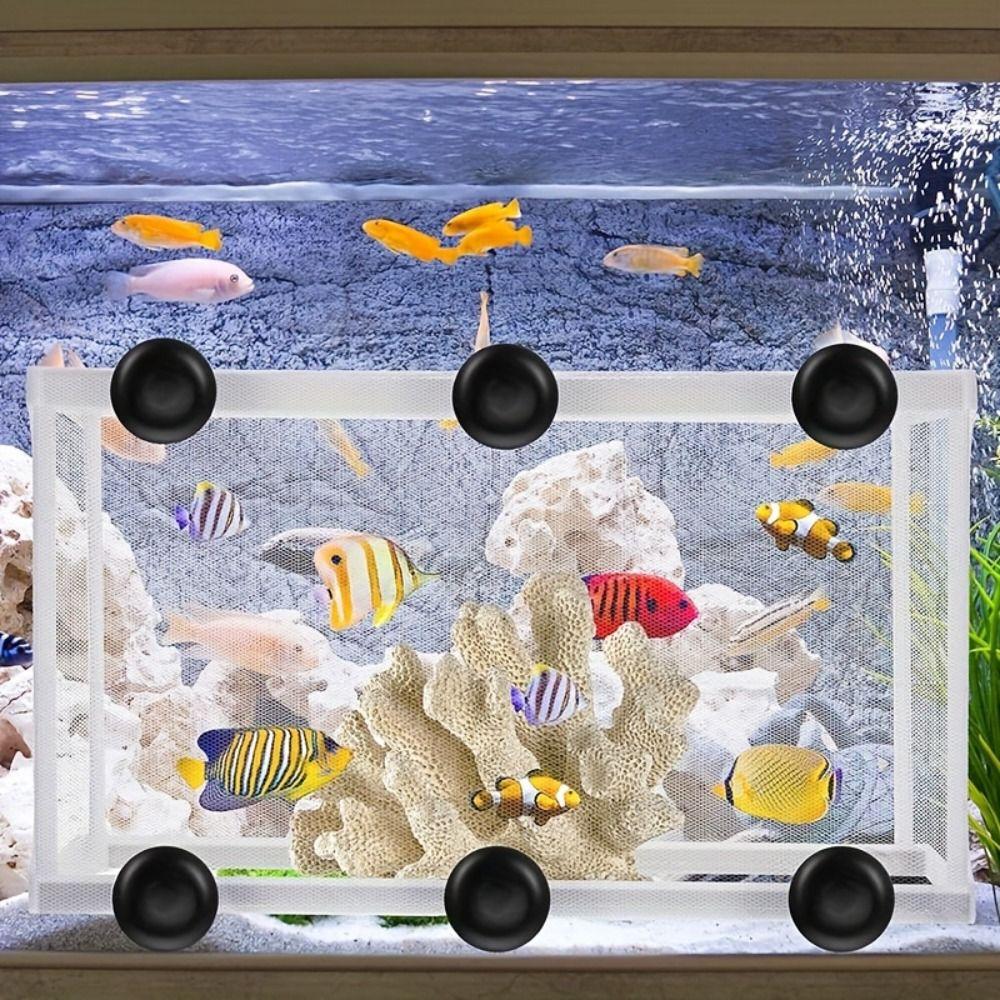 Аквариумная сетка для разведения рыбы, изоляционная сетка, подвесной аквариум, инкубатор для мальков креветок