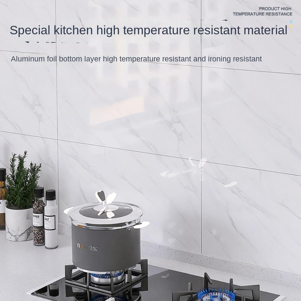 Влагостойкая имитация керамической настенной наклейки 3D Обои Спальня Мебель Кухня